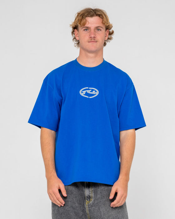 man-wearing-turbo-short-sleeve-tee-in-royal-blue