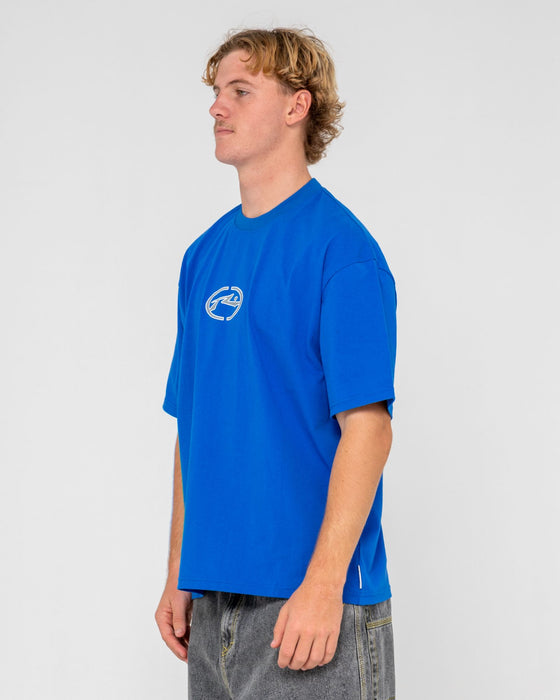 man-wearing-turbo-short-sleeve-tee-in-royal-blue