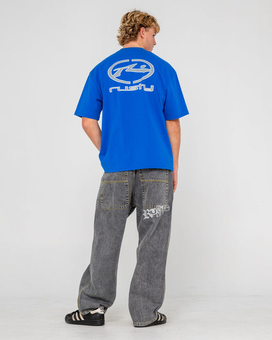 man-wearing-turbo-short-sleeve-tee-in-royal-blue