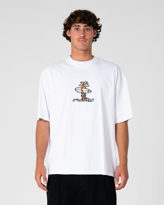 man-wearing-dr-dot-short-sleeve-tee-in-white