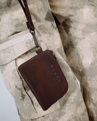 Womens Stellar Nylon Camo Coin Purse in Java