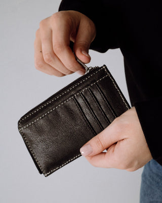 Womens Mallory Card Holder in Black