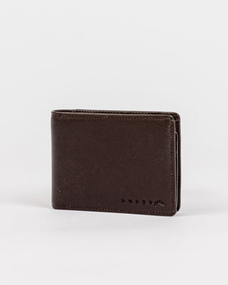 Mens High River 2 Leather Wallet in Coffee