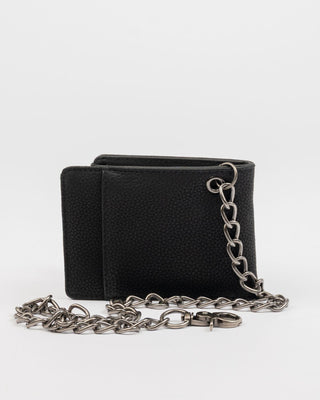 Mens District Chain Wallet in Black