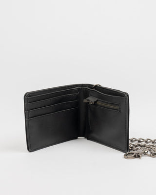 Mens District Chain Wallet in Black