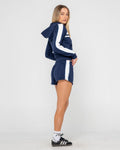 Retro Lines Mini Fleece Short