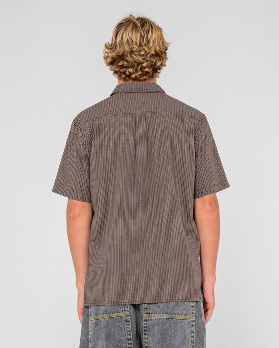 man-wearing-datsun-check-short-sleeve-shirt-in-java