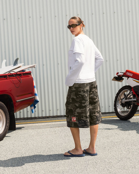 woman-wearing-sweet-as-camo-low-rise-short-in-carbon