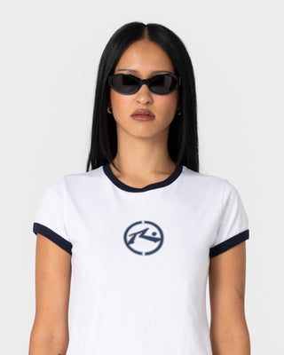 Man and woman wearing UFO Sunglasses in Shiny Black