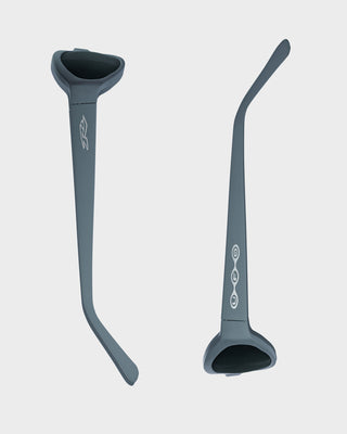 Man and woman wearing UFO Sunglasses in Matte Silver