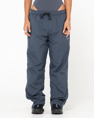 Woman wearing First Touch Unisex Track Pants in Coal