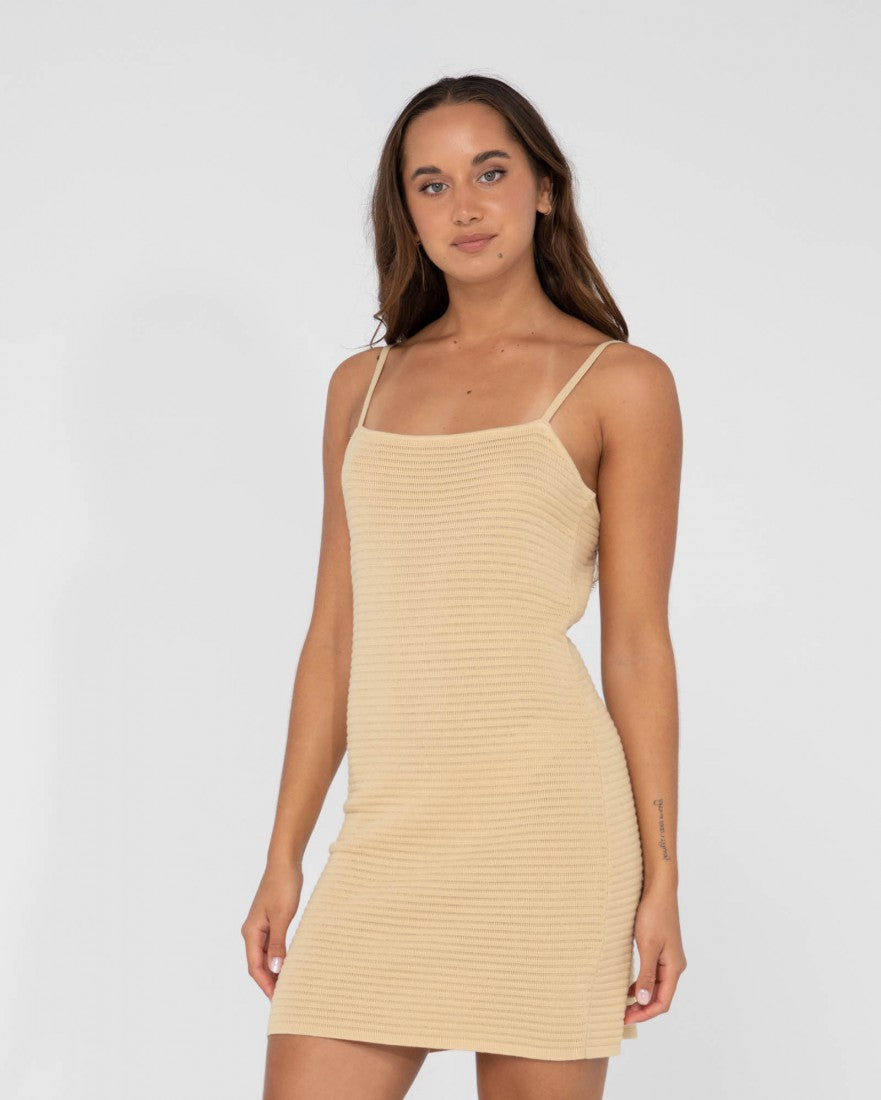 Ribbed knit hot sale mini dress