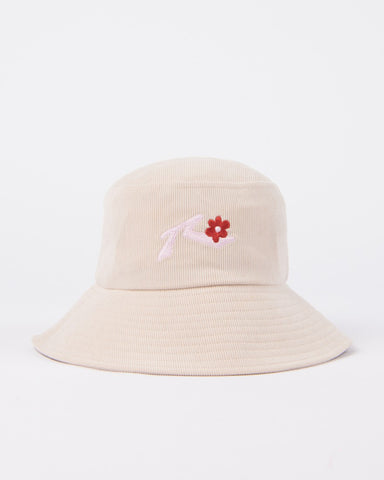 Womans Meadow Bucket Hat in Coconut Cream