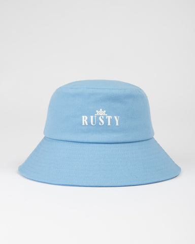 Womans Essentials Bucket Hat in Periwinkle Blue