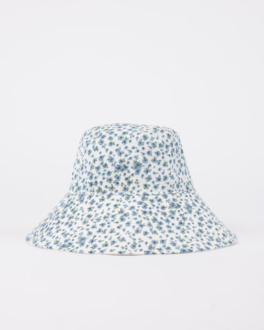 Womans Lumi Reversible Bucket Hat in White