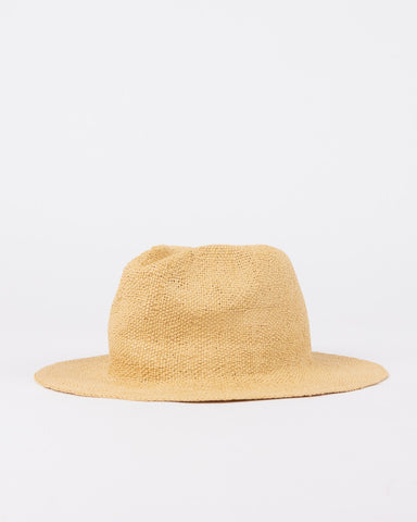 Mens Dean Crushable Straw Hat in Sand
