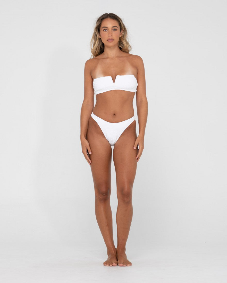 Sandalwood Bralette Bikini Top - Bright White