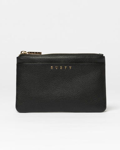 Womans Honour Leather Pouch in Black 1