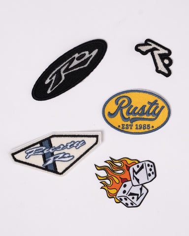 Rusty Iron On Patch Pack