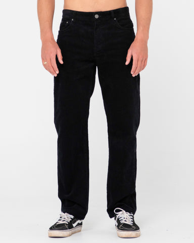 Man wearing Rifts 5 Pkt Pant in Black