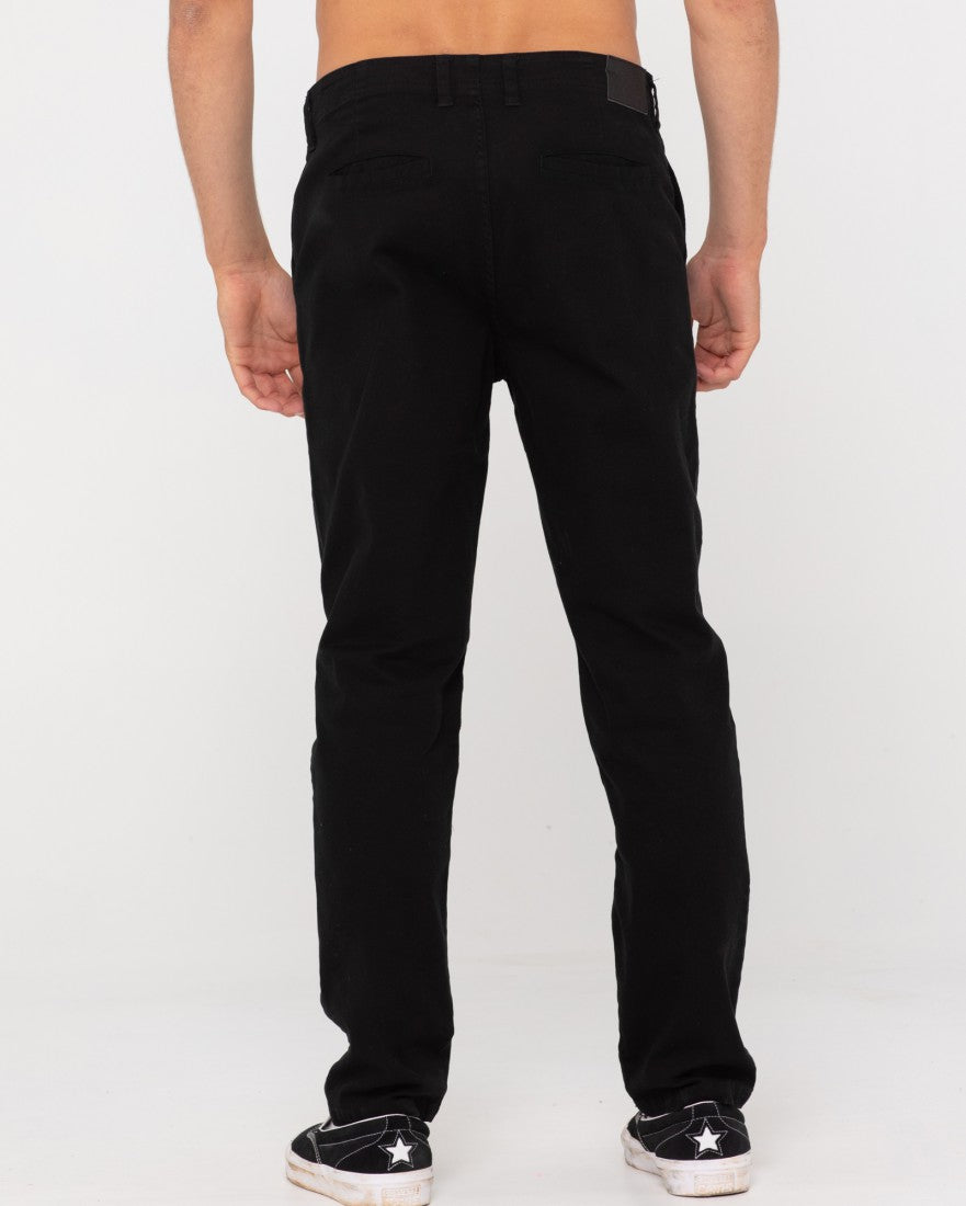 John The 2nd Chino Pant Black Rusty Australia