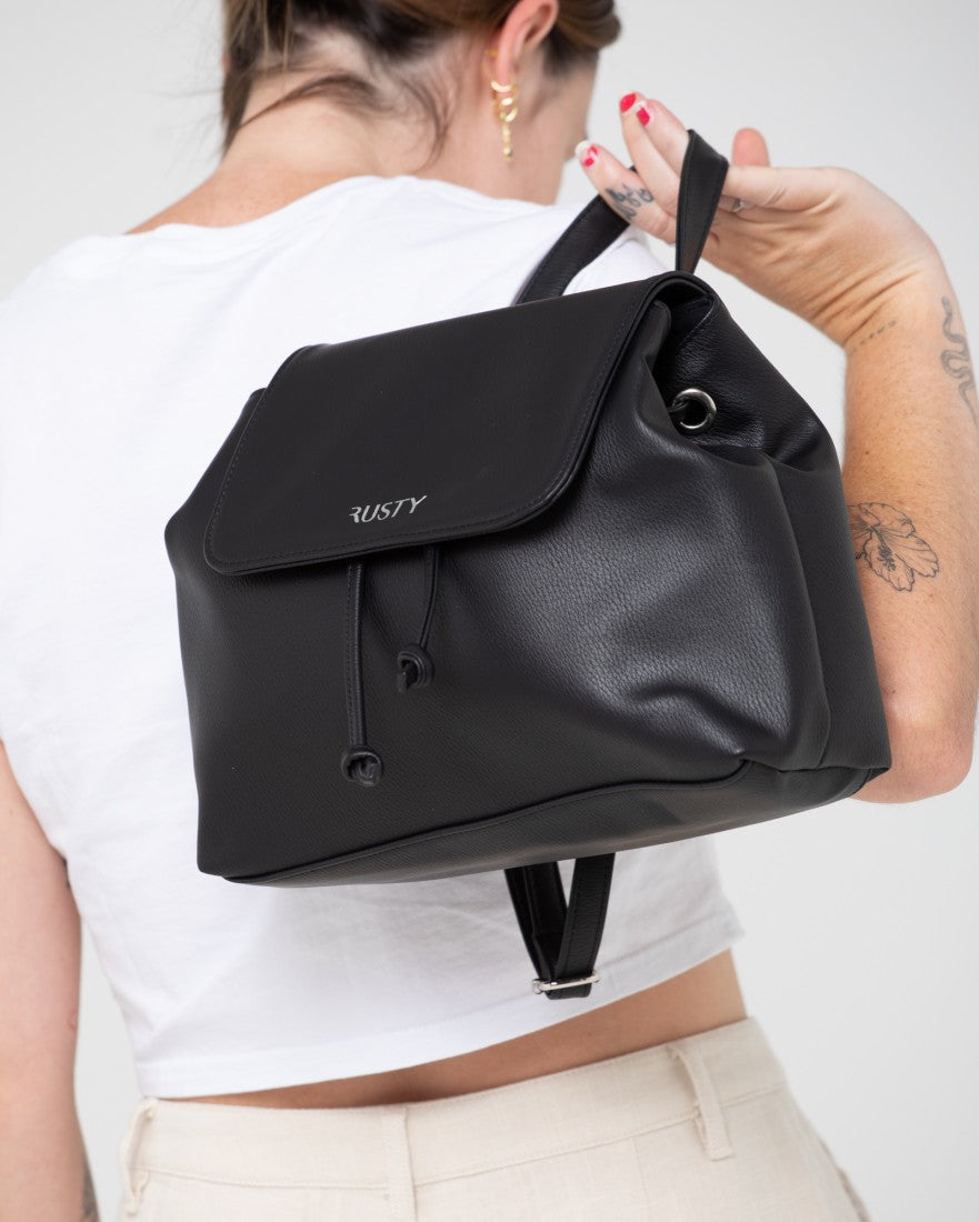 Dkny lex leather online backpack