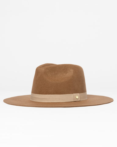 Womans Gisele Felt Hat in Brown