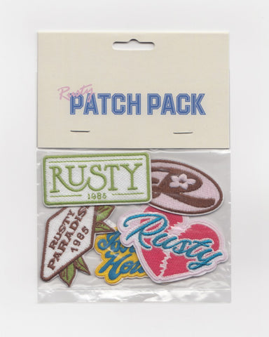 Womans Rusty Ladies Iron-on Patch Pack in Multi 1