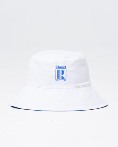 Womans Rustysporting Club Reversible Bucket Hat in Dazzling Blue