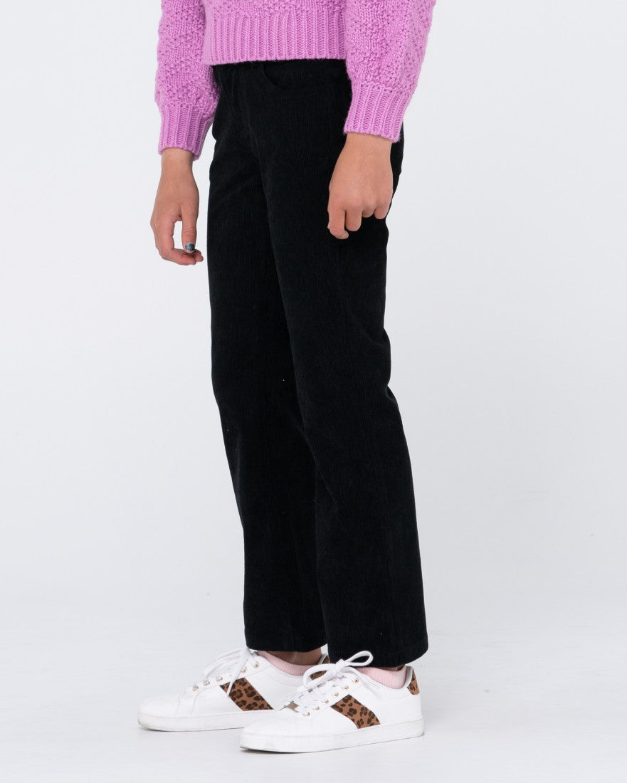 Shop Volcom Solver 5 Pkt Cord Pants rinsed black online  skatedeluxe
