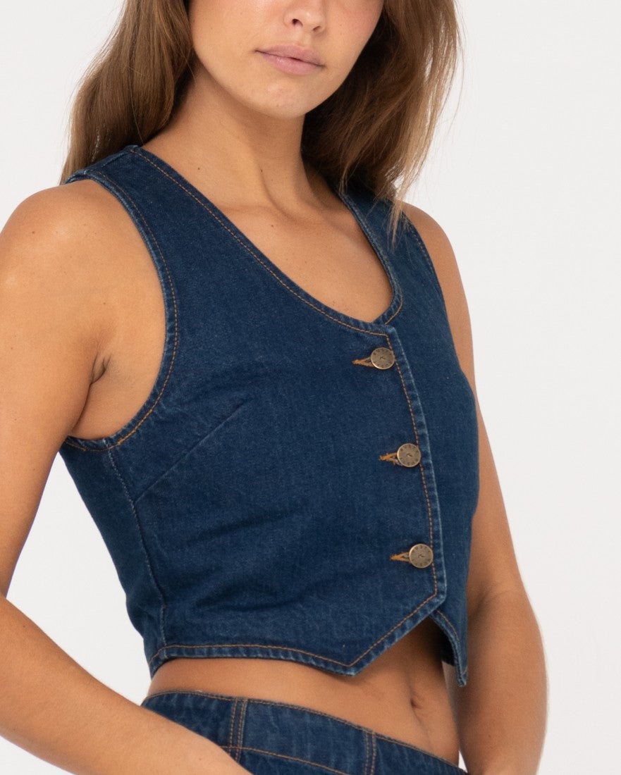 Denim vest womens australia hotsell