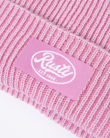 Womans Tunnel Reversible Beanie in Peony