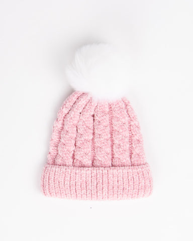 Womans Storm Beanie in Soft Orchid