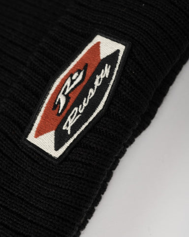 Mens Rinse And Repeat Beanie in Black