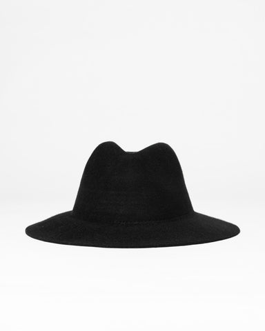 Mens The Deane Felt Hat in Black