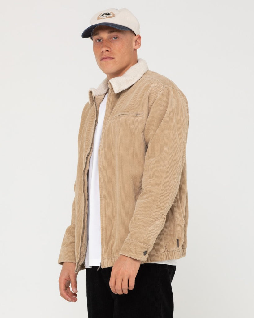 Coup Cord Jacket - Light Fennel | Rusty Australia