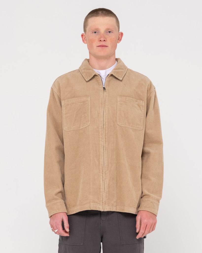 V8 Coup Cord Jacket - Light Fennel | Rusty Australia