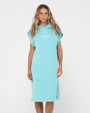 Womans Essentials Change Towel in Turquoise