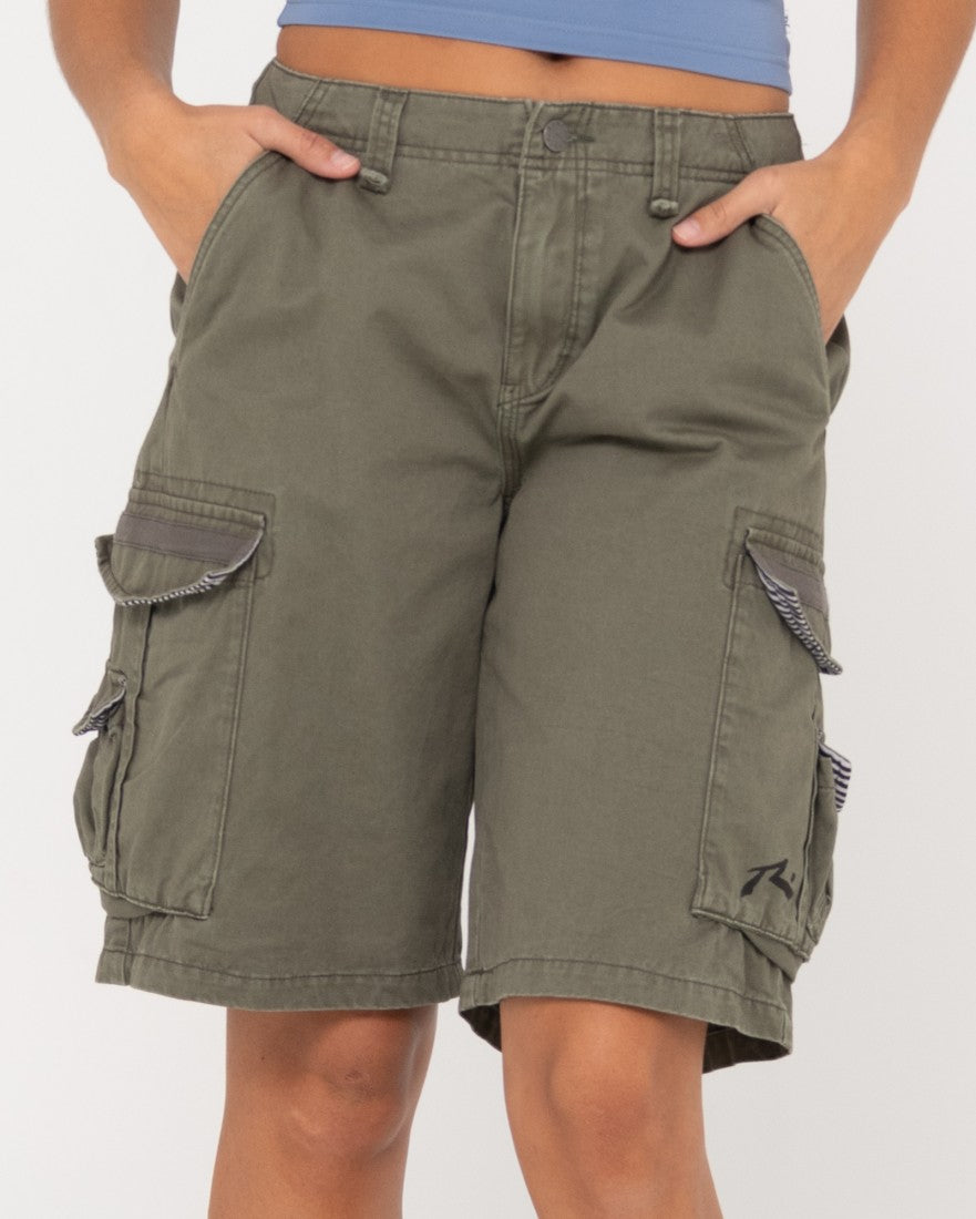 Girl cargo shorts on sale khaki